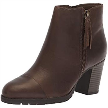 Bota Fashion Mujer Verona Melocotón Clarks Piel Oliva