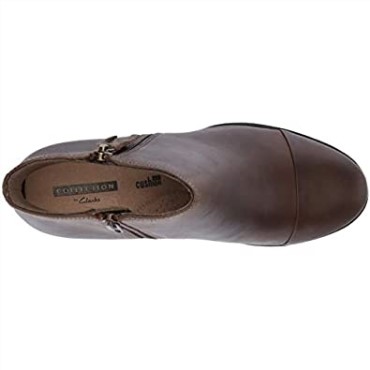 Bota Fashion Mujer Verona Melocotón Clarks Piel Oliva