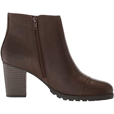 Bota Fashion Mujer Verona Melocotón Clarks Piel Oliva