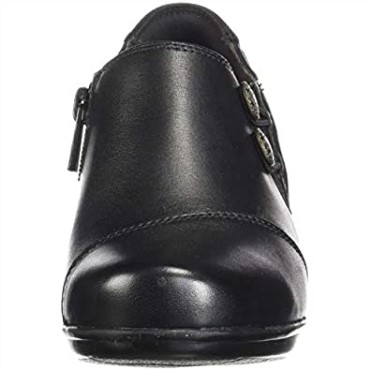 Mocasines Sin Cordones Warrenwarren Mujer Negro Clarks