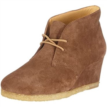 Botas Safari Mujer Yarra Clarks Marron Nogal Ante