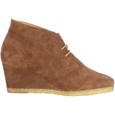 Botas Safari Mujer Yarra Clarks Marron Nogal Ante