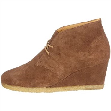 Botas Safari Mujer Yarra Clarks Marron Nogal Ante