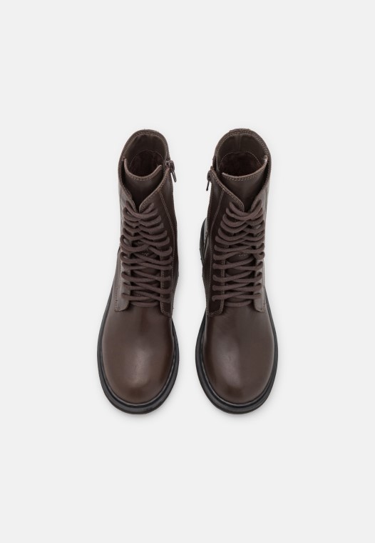 Botines Con Cordones Clarks Tilham Lace Marrón Oscuro