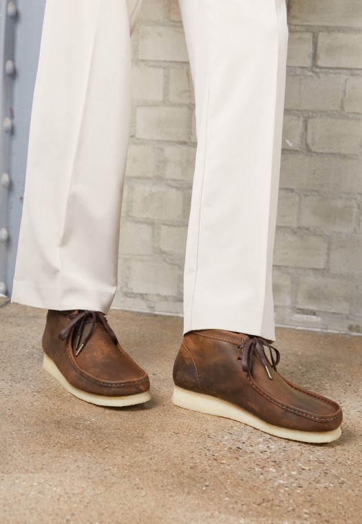 Clarks Wallabee Casual Cordones Cera De Abejas
