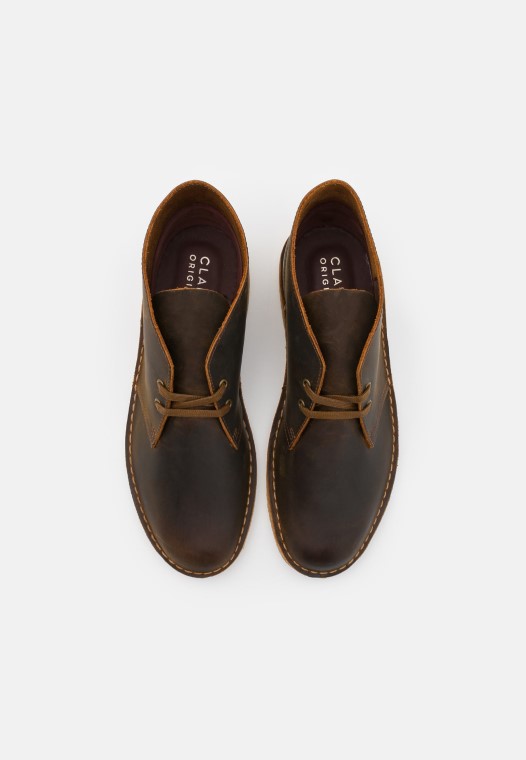 Bota Safari Casual Cordones Camel Clarks