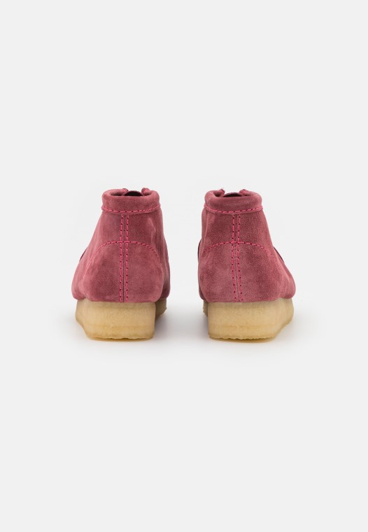 Wallabee Casual Con Cordones Clarks Rosa Rosa