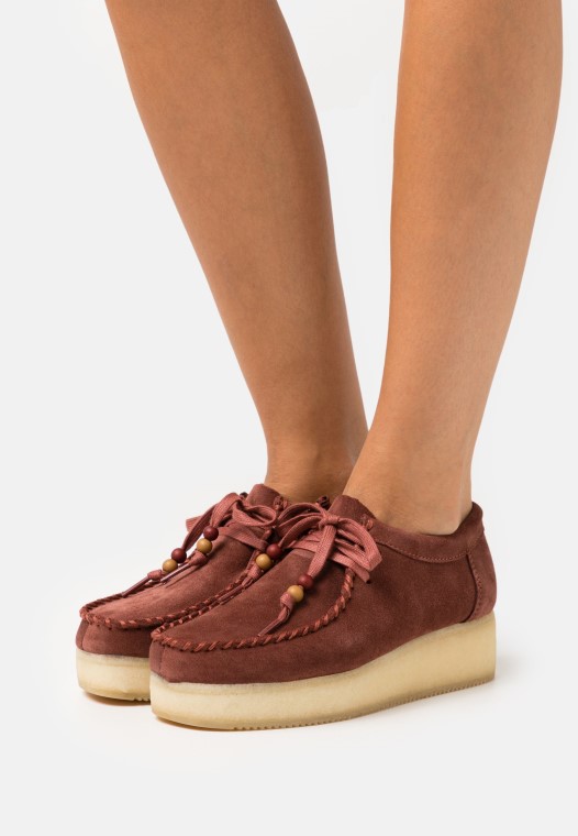 Wallacraft Casual Con Cordones Clarks Burdeos