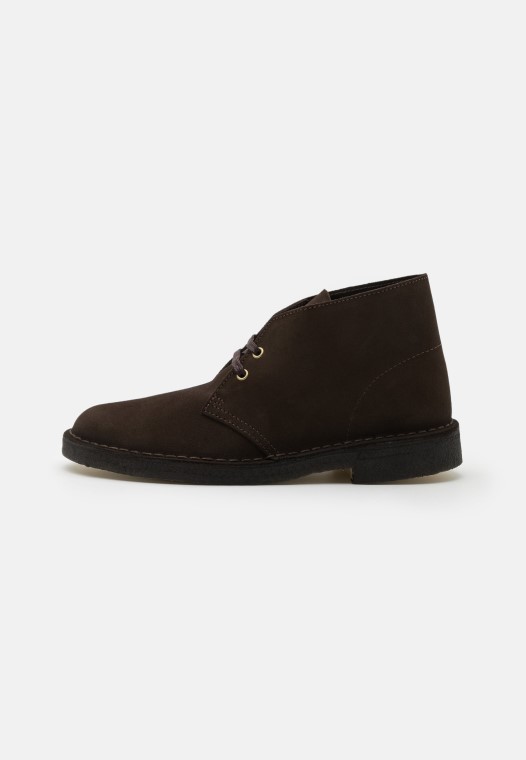 Bota Safari Marrón Casual Con Cordones Clarks
