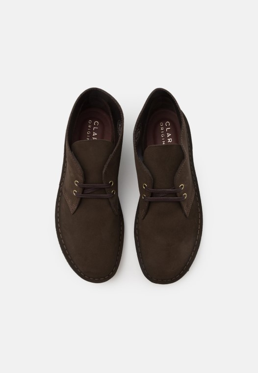Bota Safari Marrón Casual Con Cordones Clarks
