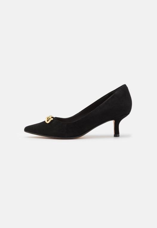 Violeta Tacones Clasicos Clarks Negro