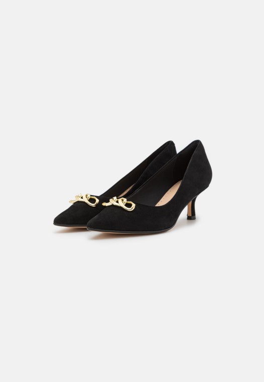 Violeta Tacones Clasicos Clarks Negro