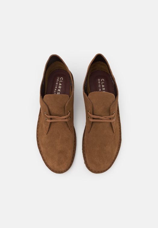 Clarks Desert Boot Casual Con Cordones Marrón Claro