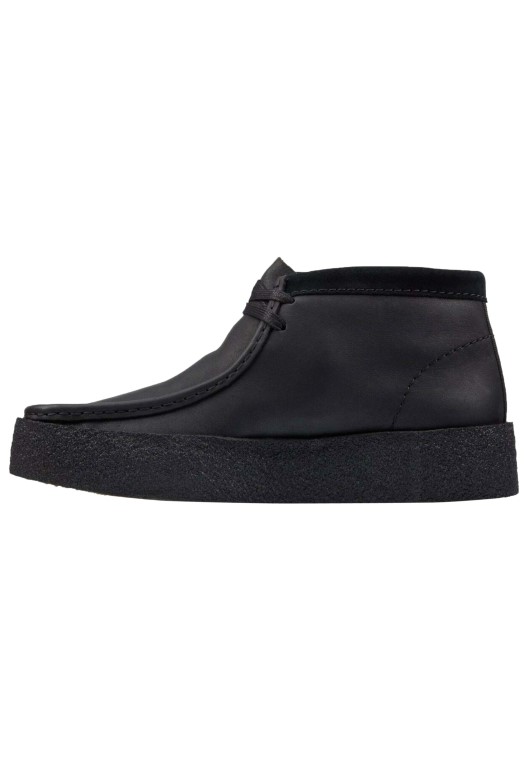 Negro Wallabee Cup Bt Botines Con Cordones Clarks