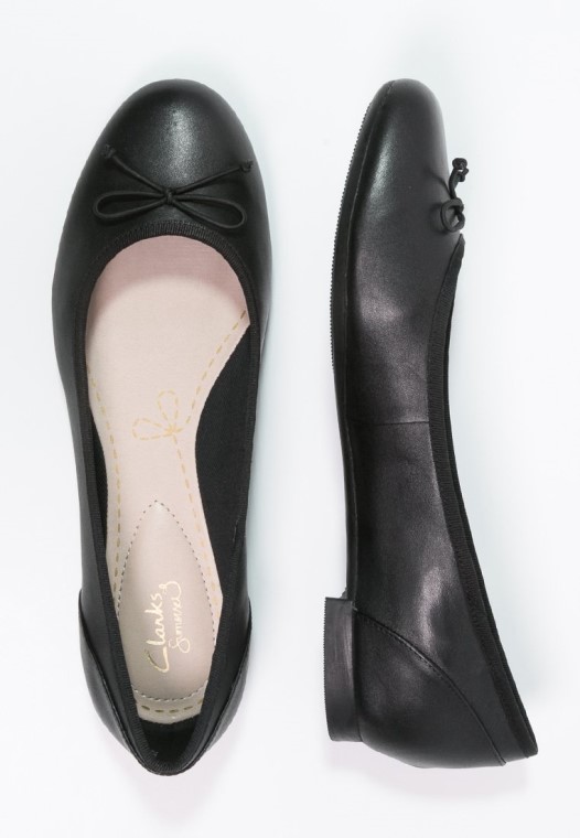 Couture Bloom Bailarinas Clarks Negro