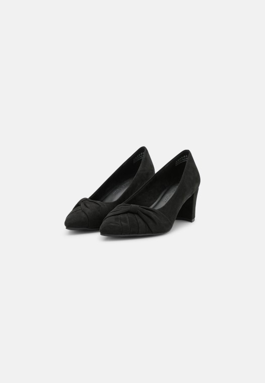Tacos Negros Clarks Lisos Clasicos