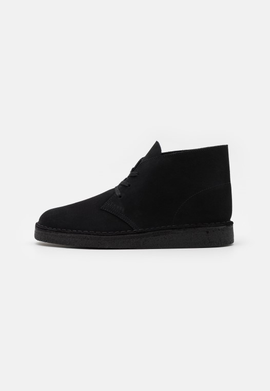 Desierto Carbón Casual Con Cordones Clarks Negro
