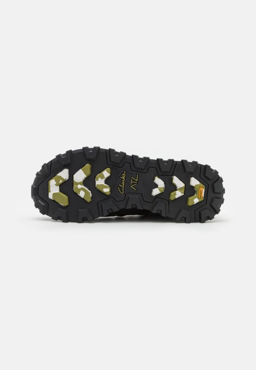 Zapatos Con Cordones Casuales Clarks Atl Trek Wally Negros
