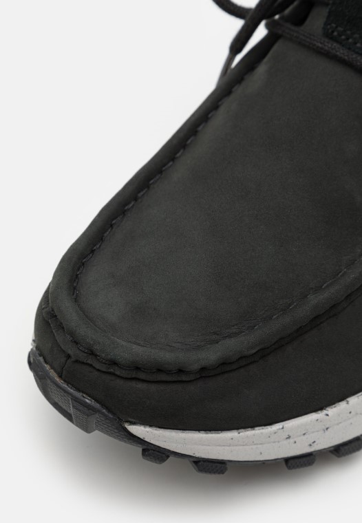 Zapatos Con Cordones Casuales Clarks Atl Trek Wally Negros