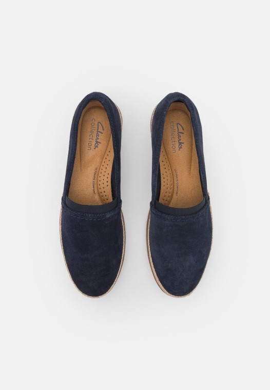 Zapatillas Sin Cordones Serena Clarks Azul Marino