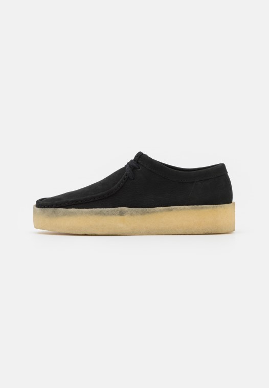 Zapatos Casuales Clarks Black Wallabee Cup Con Cordones