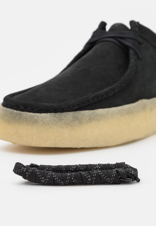 Zapatos Casuales Clarks Black Wallabee Cup Con Cordones