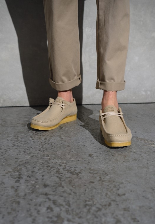 Clarks Wallabee Casual Cordones Arena