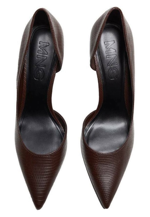 Audrey Tacones Altos Chocolate Clarks