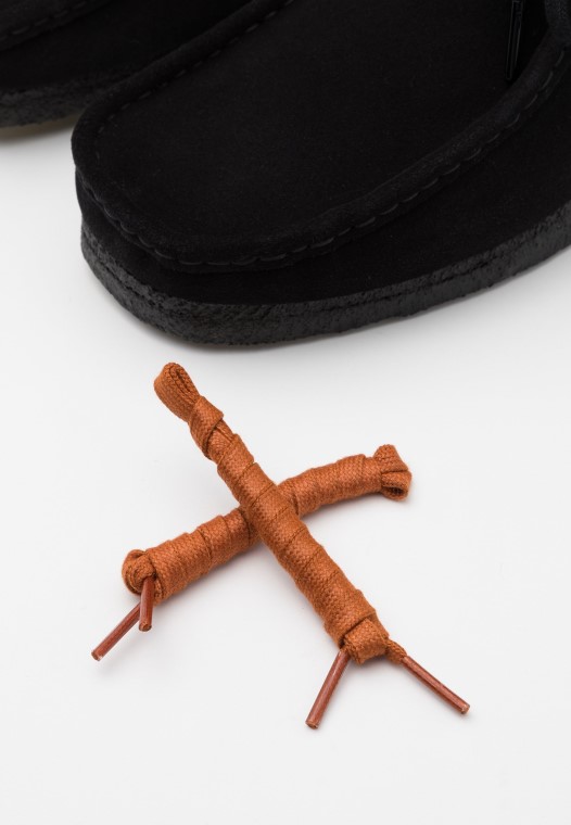 Black Wallabee Cordones Casuales Clarks