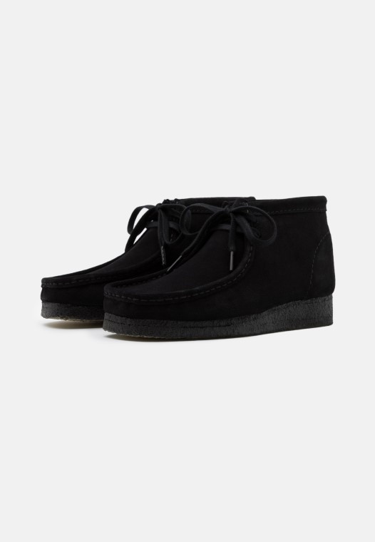 Black Wallabee Cordones Casuales Clarks