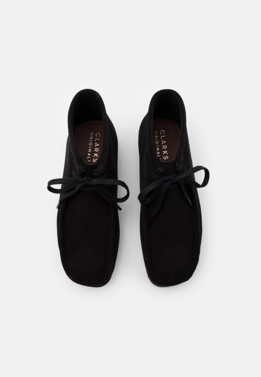 Black Wallabee Cordones Casuales Clarks
