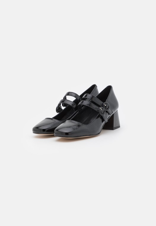 Clarks Noir Chica Tacones Clásicos