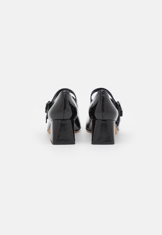 Clarks Noir Chica Tacones Clásicos