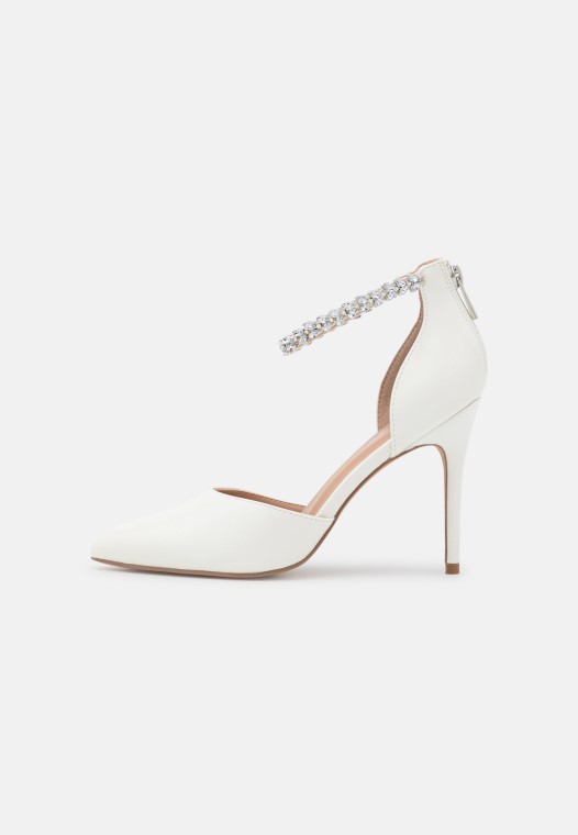 Tacones Clasicos Clarks Blancos