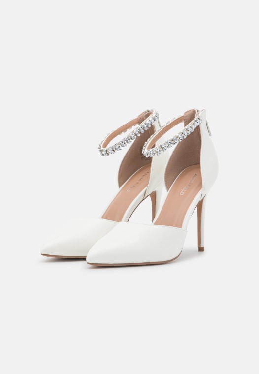 Tacones Clasicos Clarks Blancos