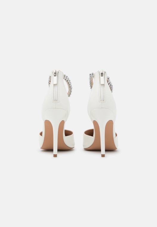 Tacones Clasicos Clarks Blancos
