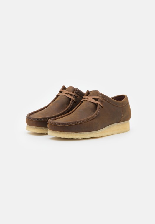 Wallabee Zapatos Casuales Con Cordones Clarks Cera De Abejas