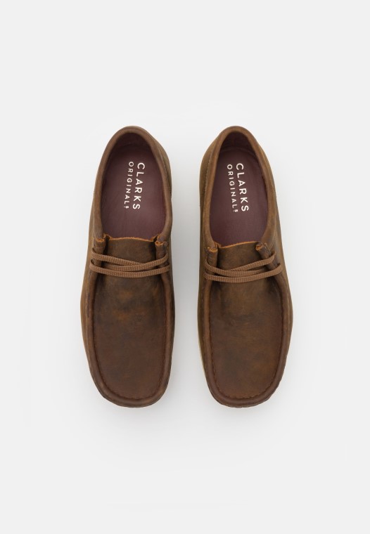 Wallabee Zapatos Casuales Con Cordones Clarks Cera De Abejas