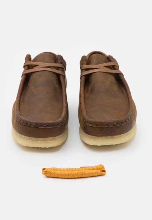 Wallabee Zapatos Casuales Con Cordones Clarks Cera De Abejas