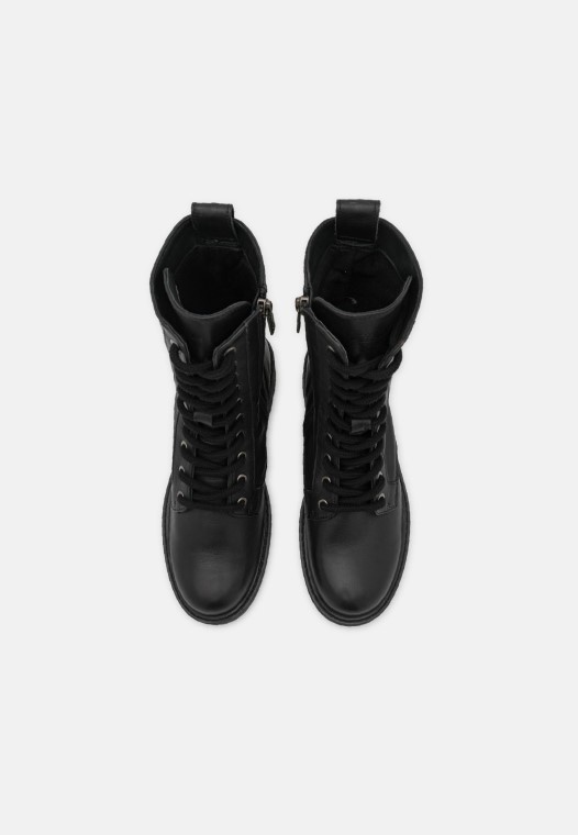 Botines Con Cordones Estilo Orinoco Clarks Negros
