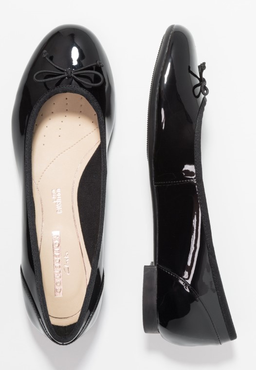 Bailarinas Negras Clarks Couture Bloom