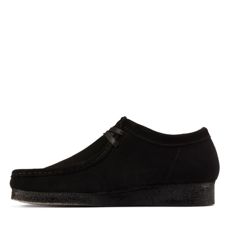 Clarks Wallabee Con Cordones Negros