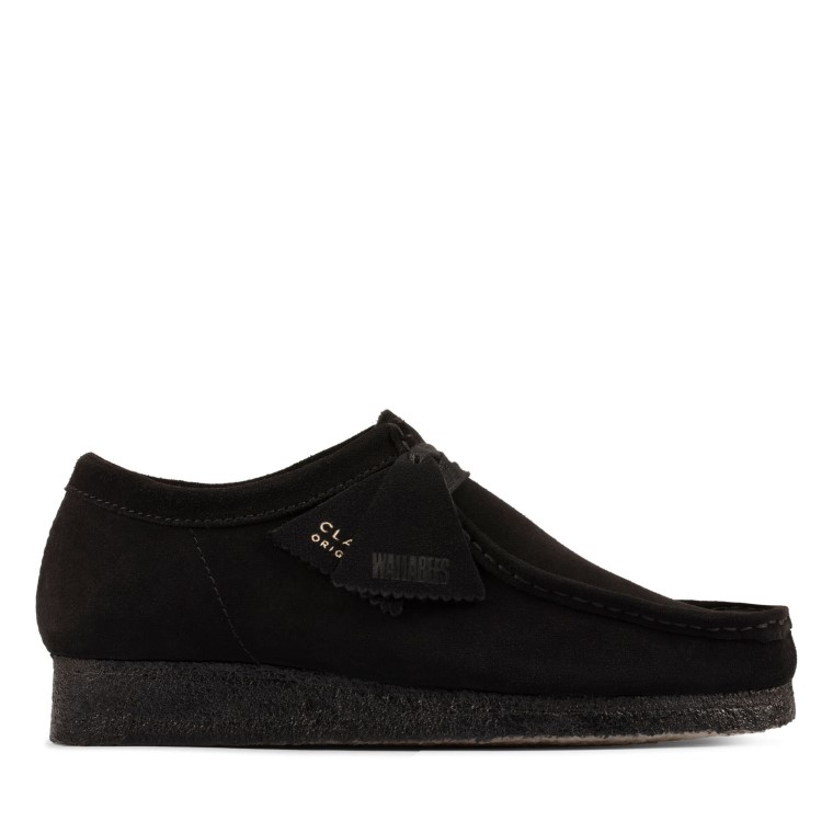 Clarks Wallabee Con Cordones Negros