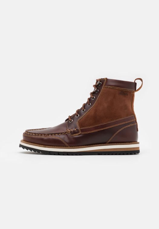 Durston Hi Bootines Con Cordones Clarks British Tan