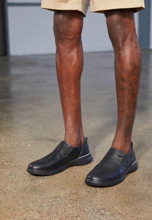 Zapatillas Sin Cordones Donaway Step Smart Clarks Negras