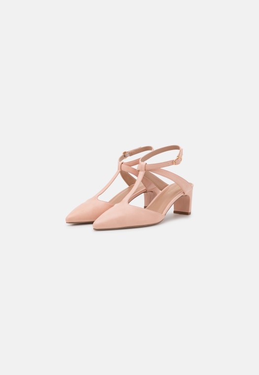 Tacones Clasicos Clarks Rosa Claro