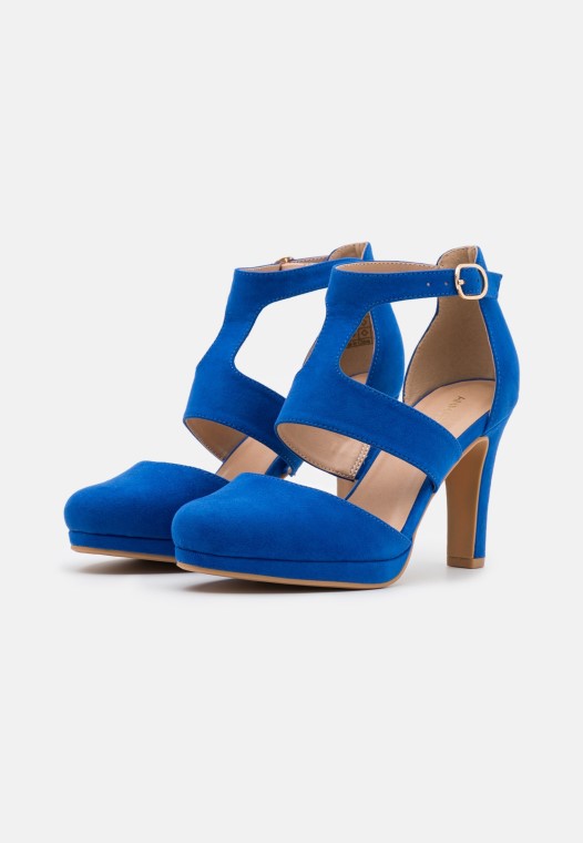 Tacones Altos Clarks Azul Real