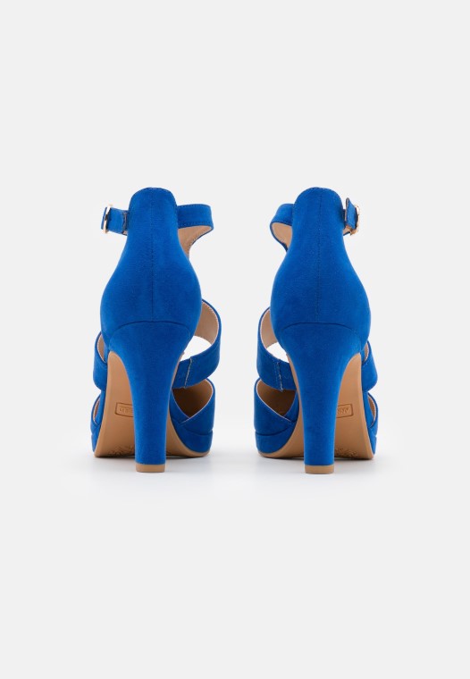 Tacones Altos Clarks Azul Real