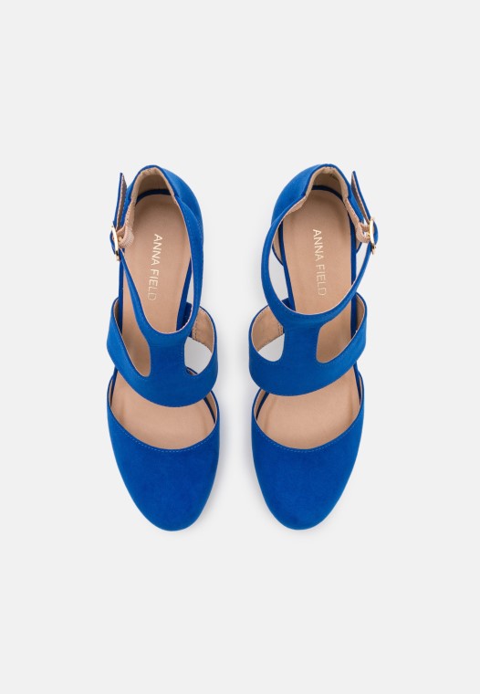 Tacones Altos Clarks Azul Real