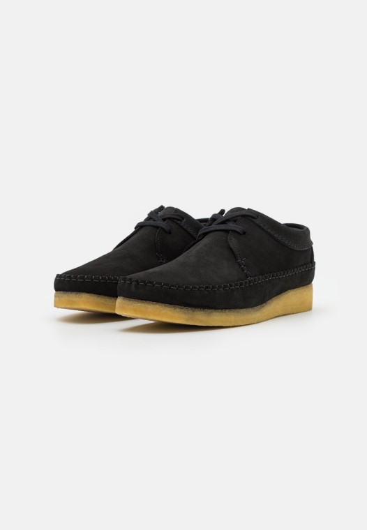 Tejedor Casual Con Cordones Clarks Negro